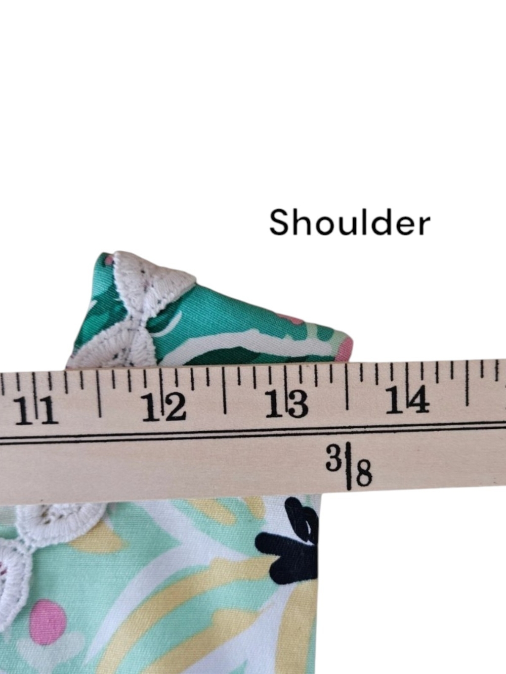 Crown & Ivy sleeveless shift dress features a green floral and bunny Size 10 - Picture 8 of 11